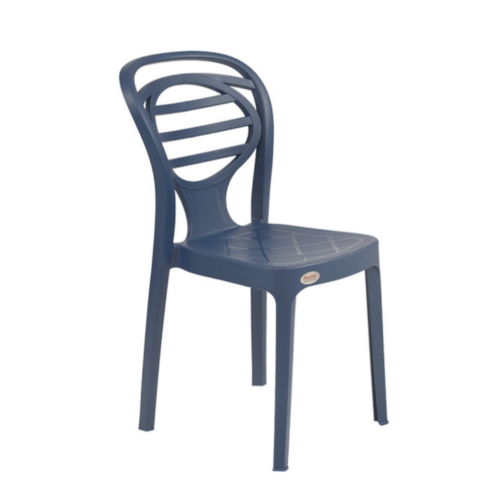 Supreme Oak Chair ( Navy Blue)