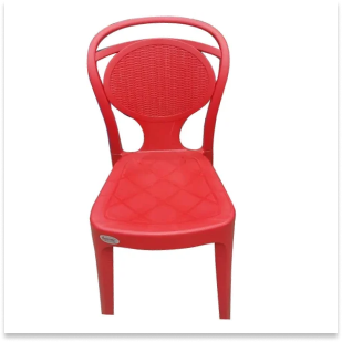 Supreme Pine Chair(Coke Red)